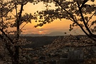 07 羊山公園から望む夕日です。Canon EOS 5D Mark IV　Canon EF70〜200mmF4