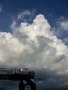 01 非常に強い台風10号の遠い影響で午後から雄大な積乱雲がいくつも上空を通過していきました。iPhone SE