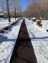 02 脇道は一部除雪されています。なんとか散歩はできます。iPhone SE