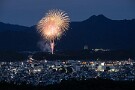 02 午後7時半、奉納花火が始まりました。Canon EOS 5D Mark IV　Canon EF70〜200mmF4